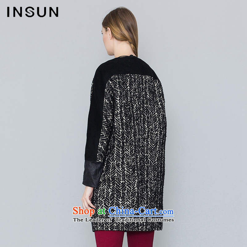 The Advisory Committee Yan 2015 INSUN autumn and winter new products market with new product designs western coats of art? jacket female 94680270 gross black 38, Yan advisory has been pressed shopping on the Internet