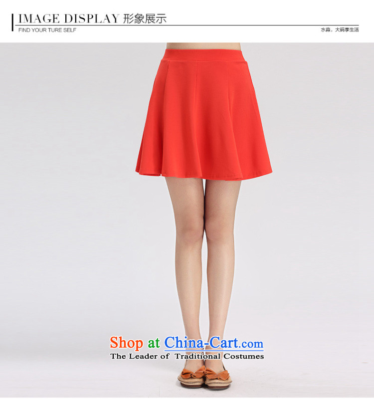 The representative large water 2015 Women's new spring and summer Korean thick mm billowy flounces body short skirts S15CBY4634 3XL red picture, prices, brand platters! The elections are supplied in the national character of distribution, so action, buy now enjoy more preferential! As soon as possible.