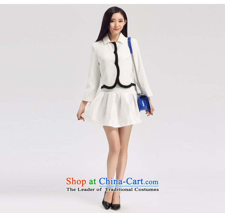 Water Code of 2015 Women's king of spring and summer wear loose Korean AND A HALF package short skirts S15CBY4654 White 4XL Photo, prices, brand platters! The elections are supplied in the national character of distribution, so action, buy now enjoy more preferential! As soon as possible.
