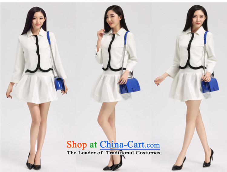 Water Code of 2015 Women's king of spring and summer wear loose Korean AND A HALF package short skirts S15CBY4654 White 4XL Photo, prices, brand platters! The elections are supplied in the national character of distribution, so action, buy now enjoy more preferential! As soon as possible.