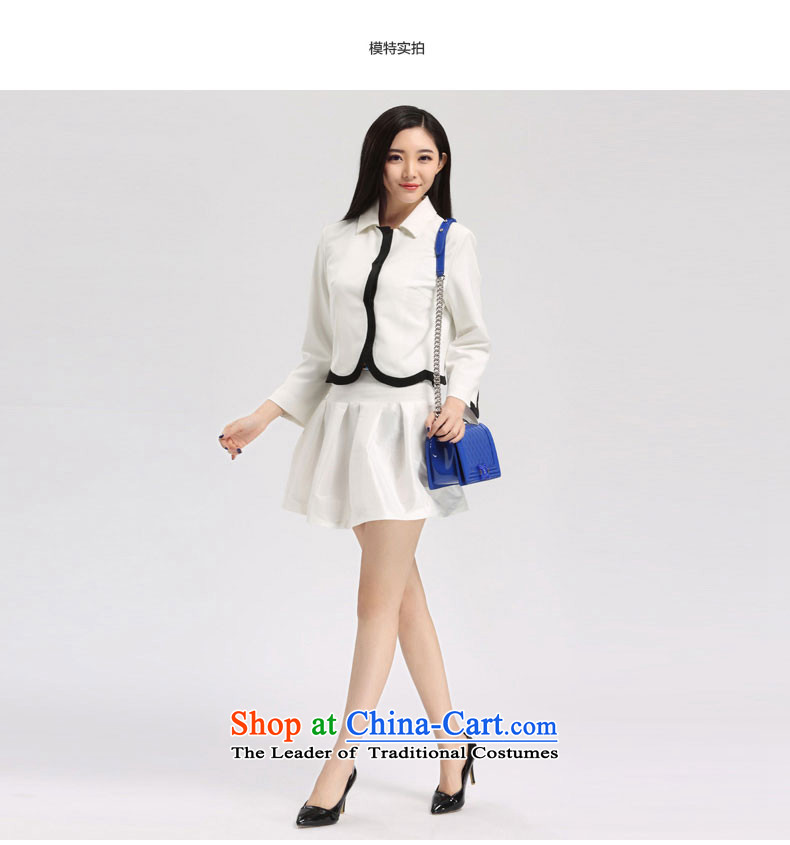 Water Code of 2015 Women's king of spring and summer wear loose Korean AND A HALF package short skirts S15CBY4654 White 4XL Photo, prices, brand platters! The elections are supplied in the national character of distribution, so action, buy now enjoy more preferential! As soon as possible.