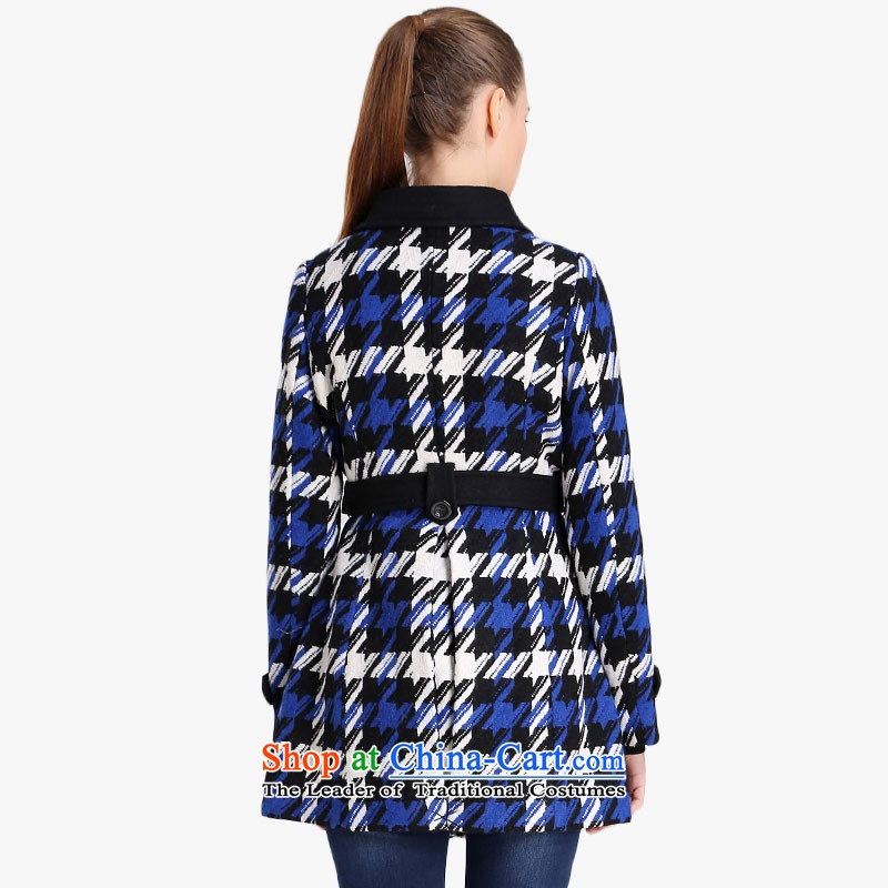 F.ny counters genuine winter 2014 chidori grid blue, long hair? 1441777 jacket, blue 165/84A/38/M,F.NY,,, shopping on the Internet
