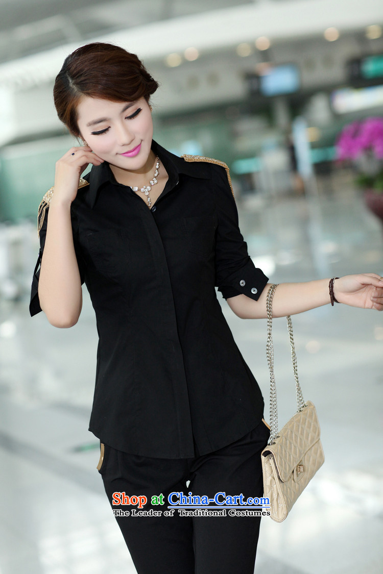  Large ZORMO women during the spring and autumn long-sleeved shirt xl to thick mmol attire king shoulder shirt Black XL 110-125 catty picture, prices, brand platters! The elections are supplied in the national character of distribution, so action, buy now enjoy more preferential! As soon as possible.