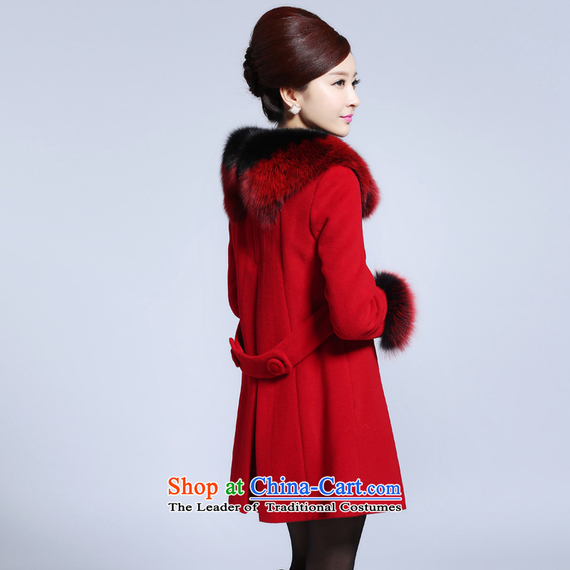 The Advisory Committee recalls that the medicines and woolen coat female cashmere overcoat female 2015 autumn and winter coats gross new women's code? boxed long female hair? 823 female jacket coat black M, recalled that the Advisory Committee of the chil
