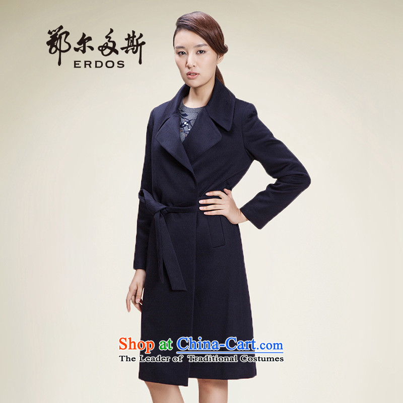 Erdos cashmere designer chic simplicity, cashmere overcoat?|8470776?possession blue?170_92A