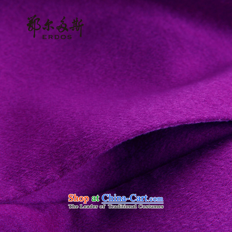 Erdos winter new products purple duplex cashmere overcoats long hair? female pale blue jacket + White 165/88A, ERDOS (MR. ERDOS) , , , shopping on the Internet