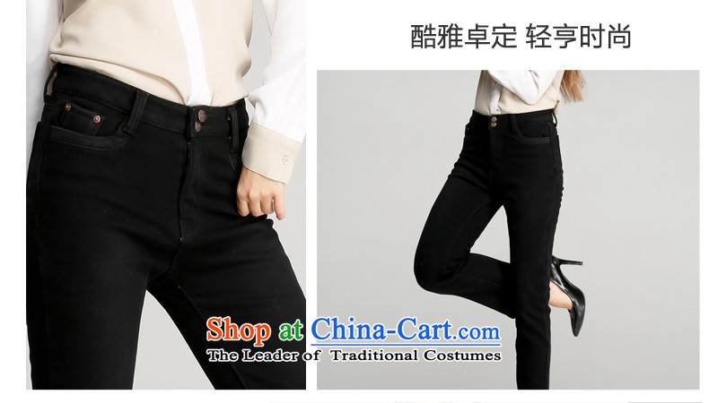 Maximum number of ladies jeans 2015 Winter New Crescent set thick MM high waist add lint-free thick mink lint-free direct-legged pants 200 catties video thin warm black 36 pictures, prices, brand platters! The elections are supplied in the national character of distribution, so action, buy now enjoy more preferential! As soon as possible.