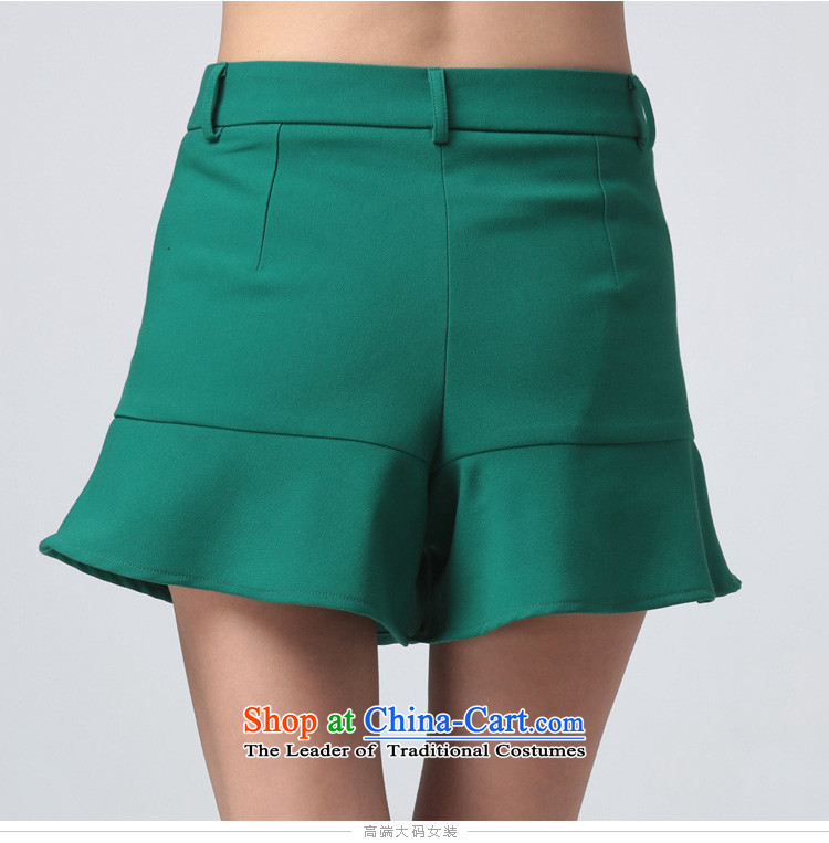 As provided for new spring MM thick larger female Korean billowy flounces to XL Graphics skinny shorts, 2591 Green 2XL Photo, prices, brand platters! The elections are supplied in the national character of distribution, so action, buy now enjoy more preferential! As soon as possible.
