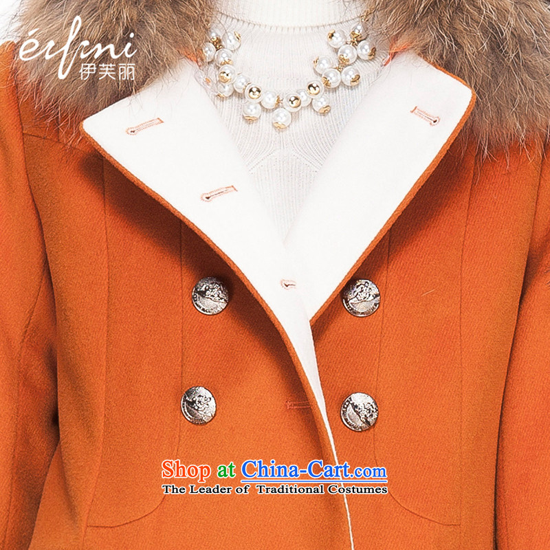 El Boothroyd 2015 winter clothing new Korean Sau San double-gross overcoats female 6481237006? (No gross) Orange Red S, of Lai (eifini) , , , shopping on the Internet