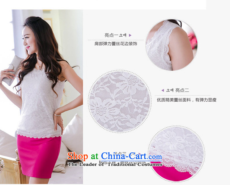 Rui Mei to  2015 new Korean spring lace forming the Netherlands vest xl female sexy CAMI V5033 XXXL white picture, prices, brand platters! The elections are supplied in the national character of distribution, so action, buy now enjoy more preferential! As soon as possible.