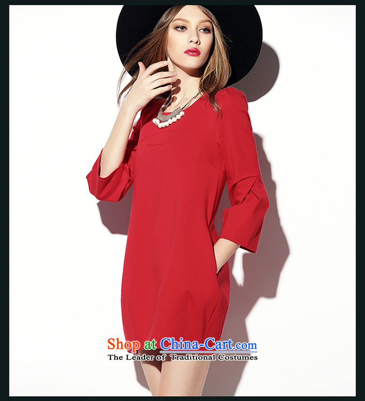 Golden Harvest autumn 2015 population honey economy with new large Western liberal women's dresses A2014 long-sleeved red large number of pictures, prices, L brand platters! The elections are supplied in the national character of distribution, so action, buy now enjoy more preferential! As soon as possible.