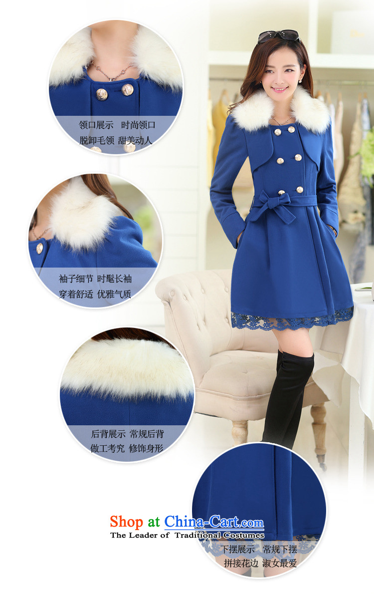 The world of Kam Yuet 2015 Fall/Winter Collections new Korean Maomao collar double-Sau San Video Zi Feng Ni thin jacket female red XXL picture, prices, brand platters! The elections are supplied in the national character of distribution, so action, buy now enjoy more preferential! As soon as possible.