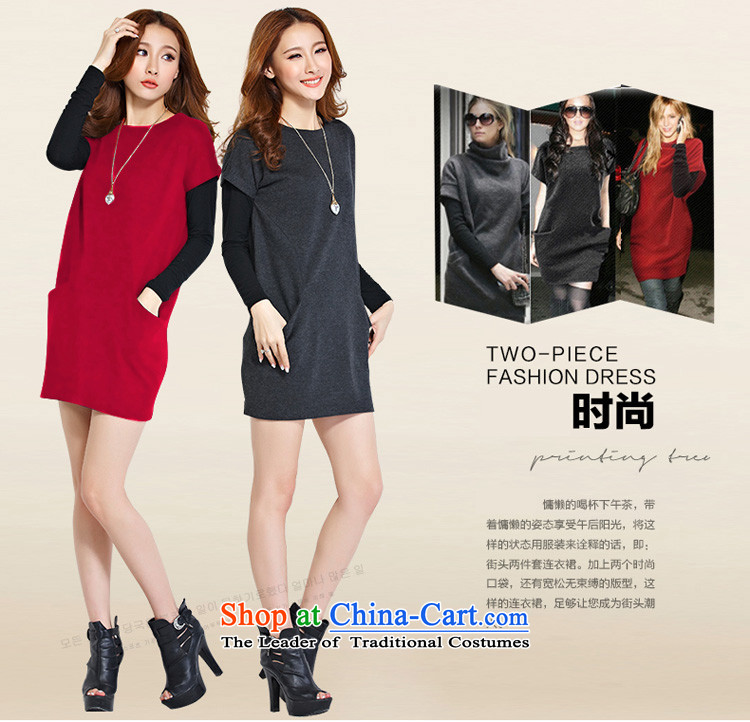 The sponsors to increase soft thick mm larger women 2015 autumn and winter female Korean version of the new video thin knitting leisure Sau San Kit two dresses autumn and winter 1181) English thoroughbred XXL picture, prices, brand platters! The elections are supplied in the national character of distribution, so action, buy now enjoy more preferential! As soon as possible.