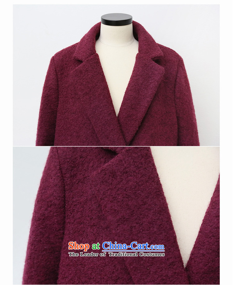 In accordance with the court on the 2015 New medium to long term for women so gross jacket double-wool coat female YSG1883? wine red XL Photo, prices, brand platters! The elections are supplied in the national character of distribution, so action, buy now enjoy more preferential! As soon as possible.