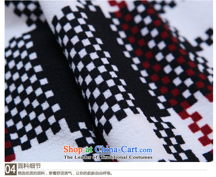 The fertilizer greatly code women 2014 mm thick autumn and winter new women's round-neck collar Sau San video suits skirts latticed thin black-and-white picture, prices of XXXL platters, brand! The elections are supplied in the national character of distribution, so action, buy now enjoy more preferential! As soon as possible.