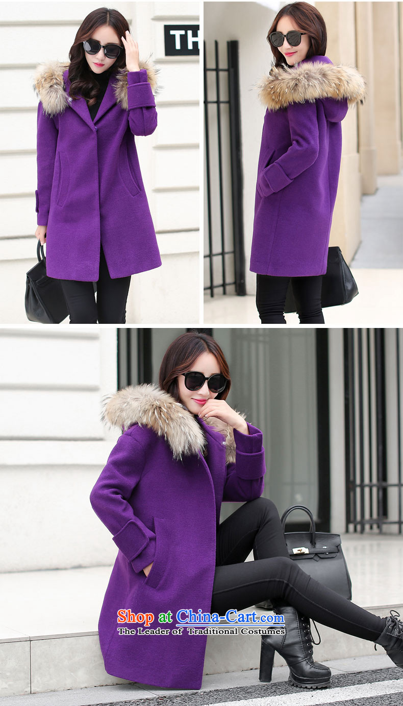 The angels in 2015 autumn and winter Pik new Korean thick a woolen coat jacket in gross? long large red cloak L picture, prices, brand platters! The elections are supplied in the national character of distribution, so action, buy now enjoy more preferential! As soon as possible.