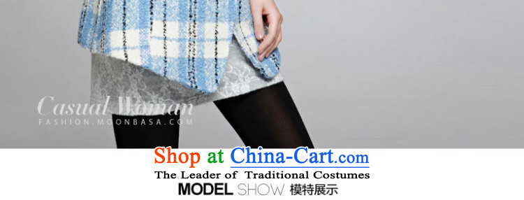 Mona Lisa and Uniform Branch of the minimalist double-high-end tartan material coats 030914421 Blue M picture, prices, brand platters! The elections are supplied in the national character of distribution, so action, buy now enjoy more preferential! As soon as possible.