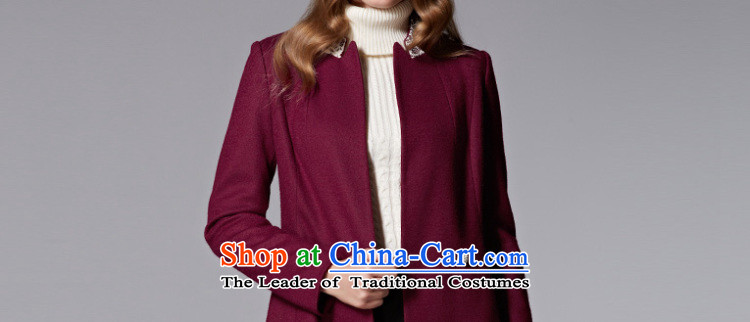 Mona Lisa and stylish elegance of stitching knocked lace collar in Sau San long wool coat 467314406 Korea? black L picture, prices, brand platters! The elections are supplied in the national character of distribution, so action, buy now enjoy more preferential! As soon as possible.
