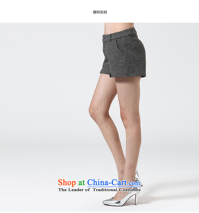 Water by increasing women's code 2015 spring outfits Korean leisure chidori high waist shorts female S15CT4642 checkered picture XL, prices, brand platters! The elections are supplied in the national character of distribution, so action, buy now enjoy more preferential! As soon as possible.