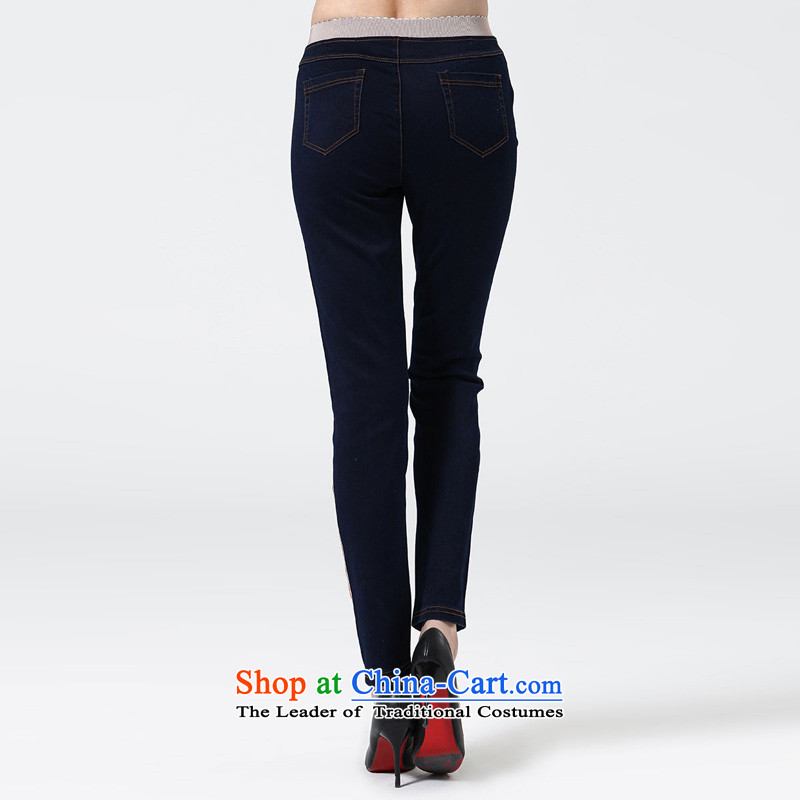 The representative of the water for larger video thin women new spring 2015 High waist jeans Korean casual women pants S15CW4346 possession of water by M (SHUIMIAO) , , , shopping on the Internet