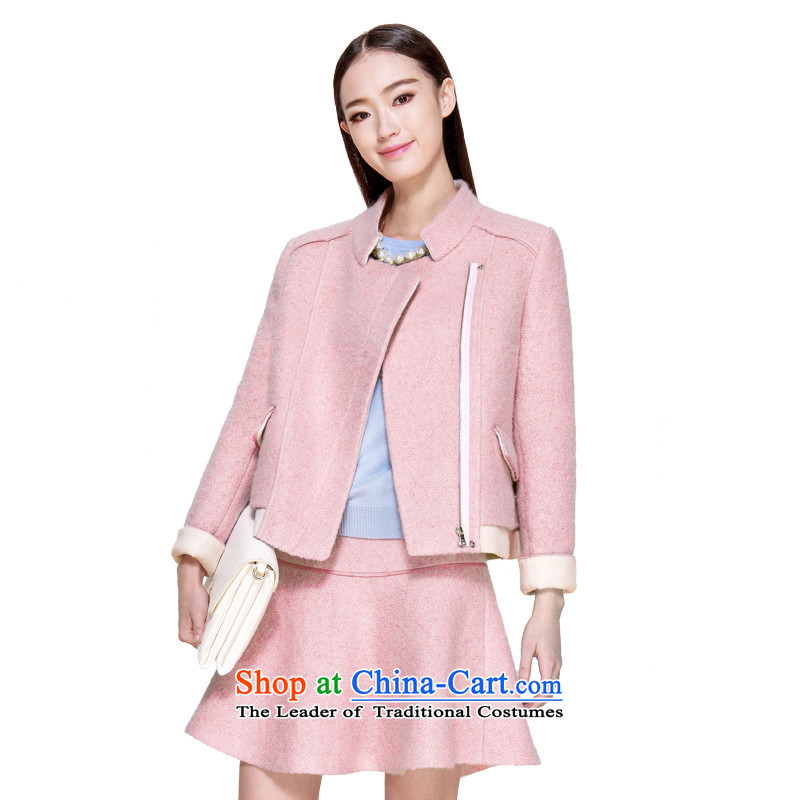 Of the new 2015 Lai stitching knocked color female collar short-haired jacket 6481221217? Heather , L, Evelyn eifini lai () , , , shopping on the Internet