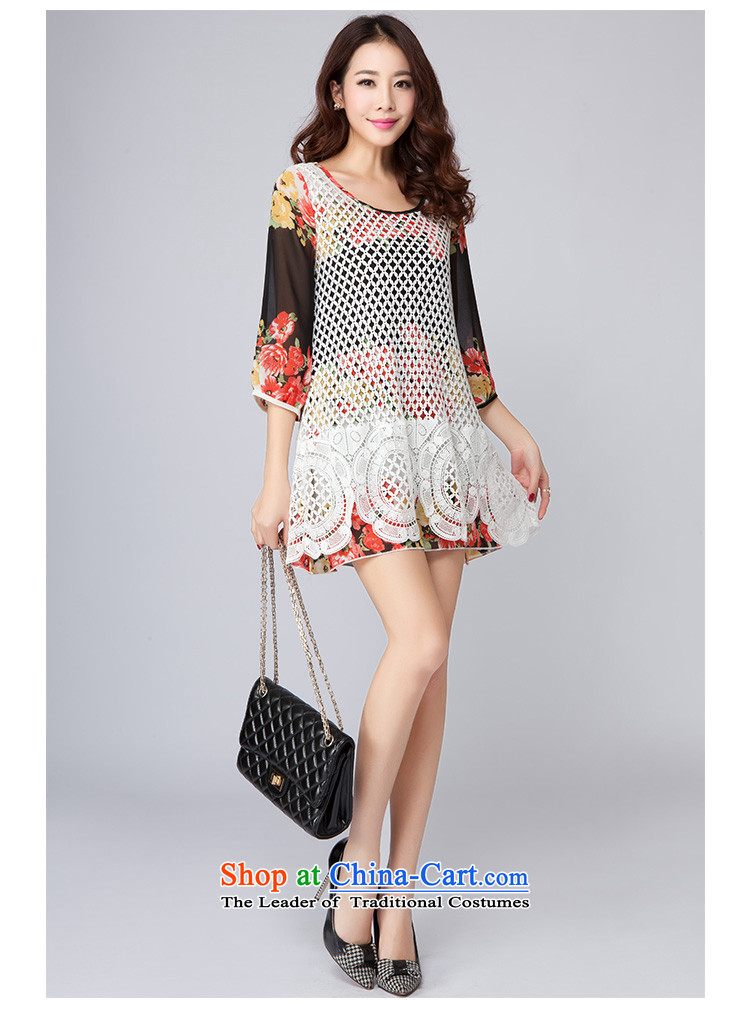 Szili Clinton larger female spring 2015 mm thick new stylish relaxd lace stitching chiffon stamp temperament upscale suits skirts leave two video thin short skirts Temperament spent XXXL picture, prices, brand platters! The elections are supplied in the national character of distribution, so action, buy now enjoy more preferential! As soon as possible.