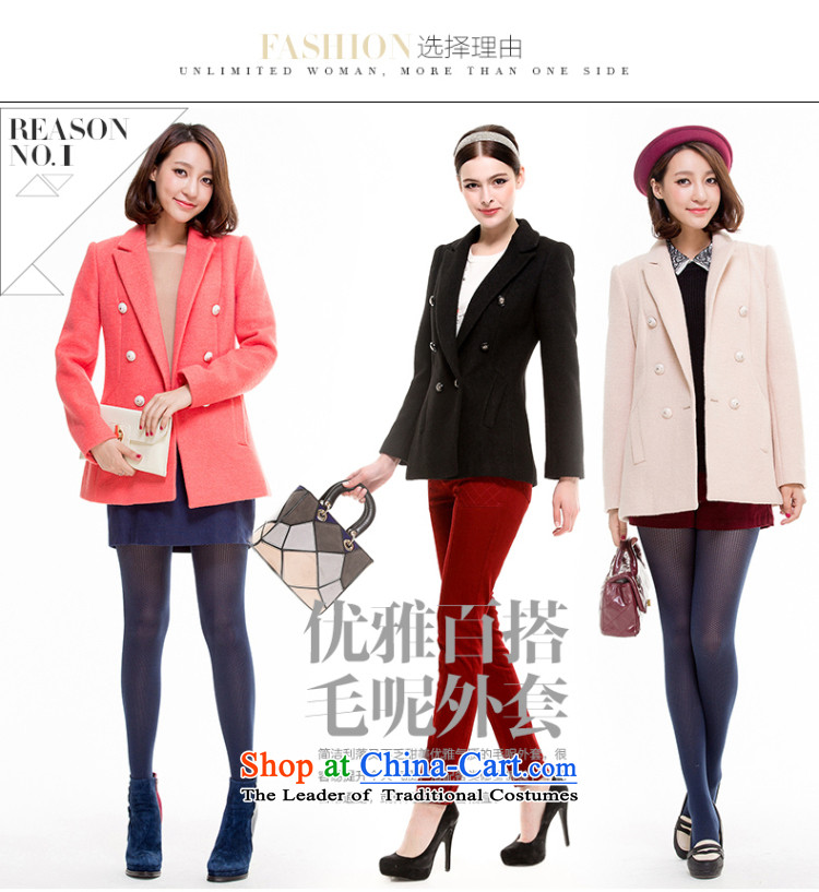 Red sleeved 2015 Winter Korean gross overcoats jacket women? E6530234 black M picture, prices, brand platters! The elections are supplied in the national character of distribution, so action, buy now enjoy more preferential! As soon as possible.