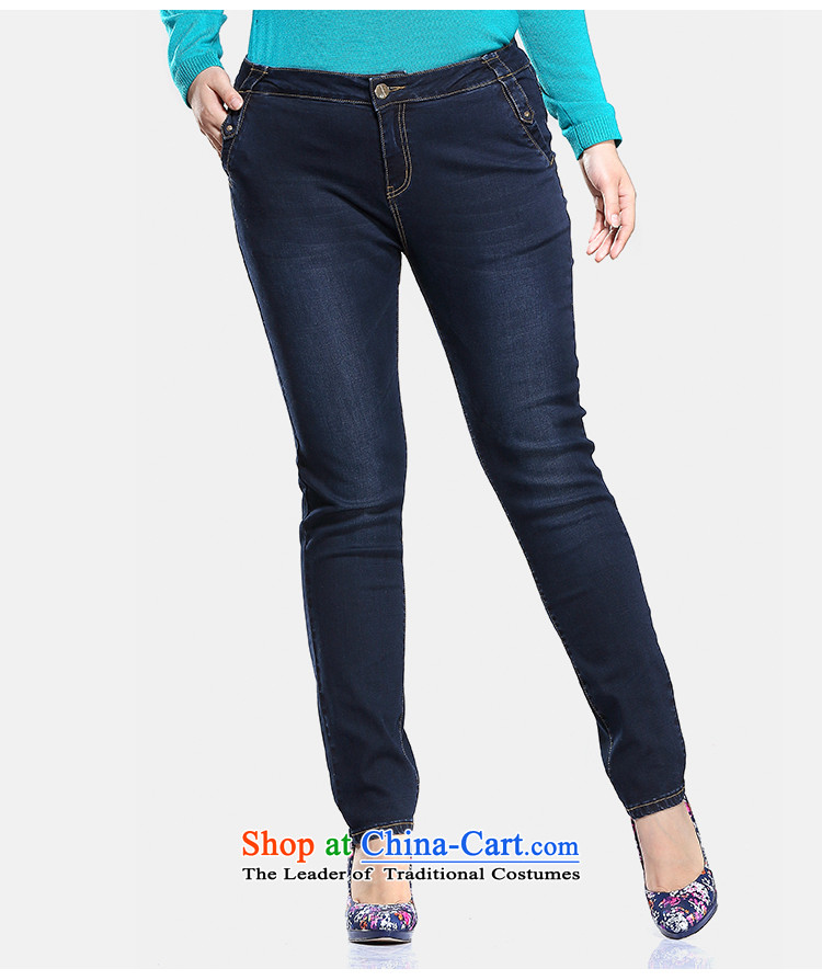 The former Yugoslavia Li Sau-Spring 2015 new larger female Korean Castor stretch jeans pants Q7967 Denim blue XL Photo, prices, brand platters! The elections are supplied in the national character of distribution, so action, buy now enjoy more preferential! As soon as possible.