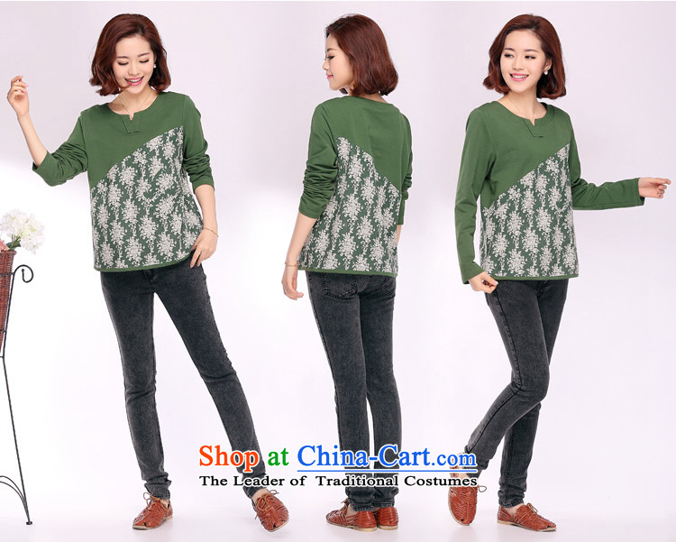 For people with spring 2015 the new Korean saika large long-sleeved T-shirt, forming the basis for middle-aged Ms. shirt pure cotton clothes iron-soo video THIN RED M picture, prices, brand platters! The elections are supplied in the national character of distribution, so action, buy now enjoy more preferential! As soon as possible.