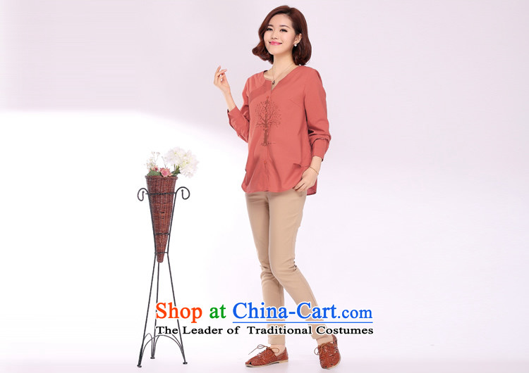 For people with new spring and autumn Doi 2015 cotton linen shirt female long-sleeved loose V-neck in the Korean version of large code ladies casual shirts in the medium to long term water blue XL Photo, prices, brand platters! The elections are supplied in the national character of distribution, so action, buy now enjoy more preferential! As soon as possible.