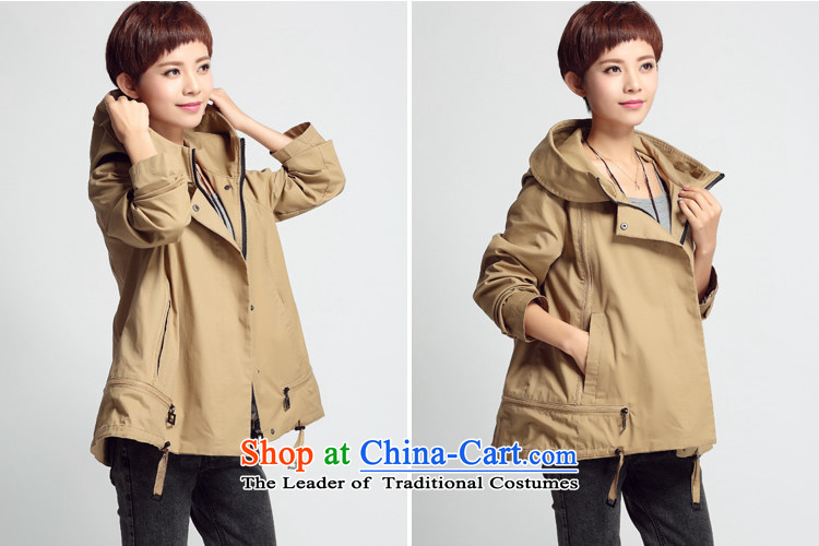 For people with new autumn Doi 2015 Korean version of large numbers of ladies thick MM short jacket, female loose video thin coat female shirt color navy L recommendations 110-120) pictures, price catty, brand platters! The elections are supplied in the national character of distribution, so action, buy now enjoy more preferential! As soon as possible.