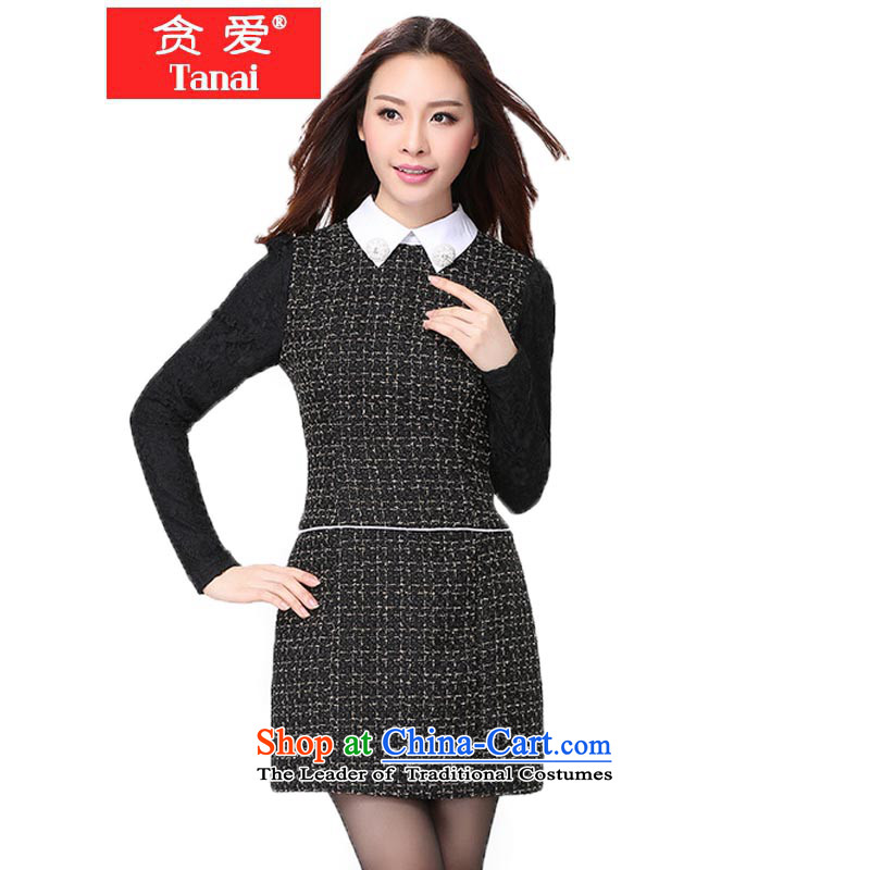 Coveted New Fall_Winter Collections thick woman video thin garment xl women's long-sleeved baby collar 2183 BlackXXL