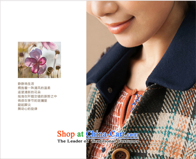 Athena Chu Cayman winter clothing new grid lapel gross? in the stitching jacket long coats 8433200110)? Brown XL Photo, prices, brand platters! The elections are supplied in the national character of distribution, so action, buy now enjoy more preferential! As soon as possible.