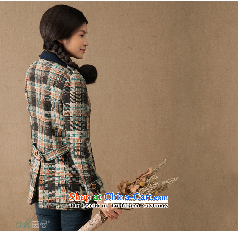 Athena Chu Cayman winter clothing new grid lapel gross? in the stitching jacket long coats 8433200110)? Brown XL Photo, prices, brand platters! The elections are supplied in the national character of distribution, so action, buy now enjoy more preferential! As soon as possible.