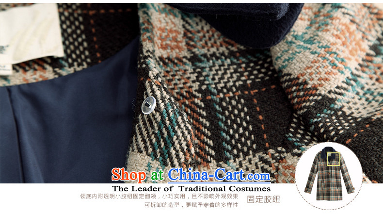 Athena Chu Cayman winter clothing new grid lapel gross? in the stitching jacket long coats 8433200110)? Brown XL Photo, prices, brand platters! The elections are supplied in the national character of distribution, so action, buy now enjoy more preferential! As soon as possible.
