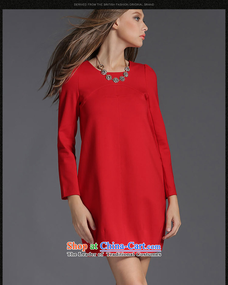 Rui Mei to large 2015 Fall/Winter Collections for women to new xl thick mm thin loose long-sleeved forming the graphics dresses C7250 3XL black picture, prices, brand platters! The elections are supplied in the national character of distribution, so action, buy now enjoy more preferential! As soon as possible.