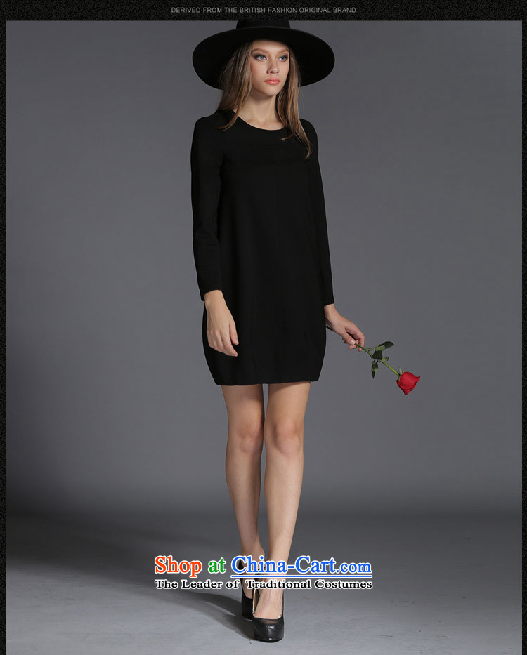 Rui Mei to large 2015 Fall/Winter Collections for women to new xl thick mm thin loose long-sleeved forming the graphics dresses C7250 3XL black picture, prices, brand platters! The elections are supplied in the national character of distribution, so action, buy now enjoy more preferential! As soon as possible.