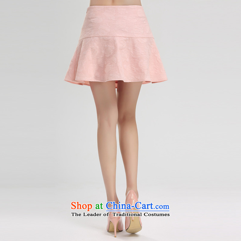 The representative large water 2015 Women's new spring won A field skirt billowy flounces short skirt body skirt S15CBY4658 honey water by the toner XXL, SHUIMIAO () , , , shopping on the Internet
