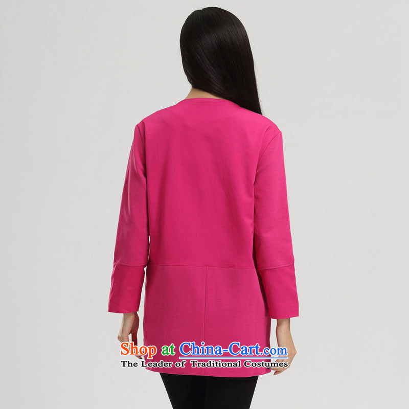 The representative of the water for larger female spring 2015 the new Korean wild in long jacket, thin cardigan S15CH4670 better water by red XL, (SHUIMIAO) , , , shopping on the Internet