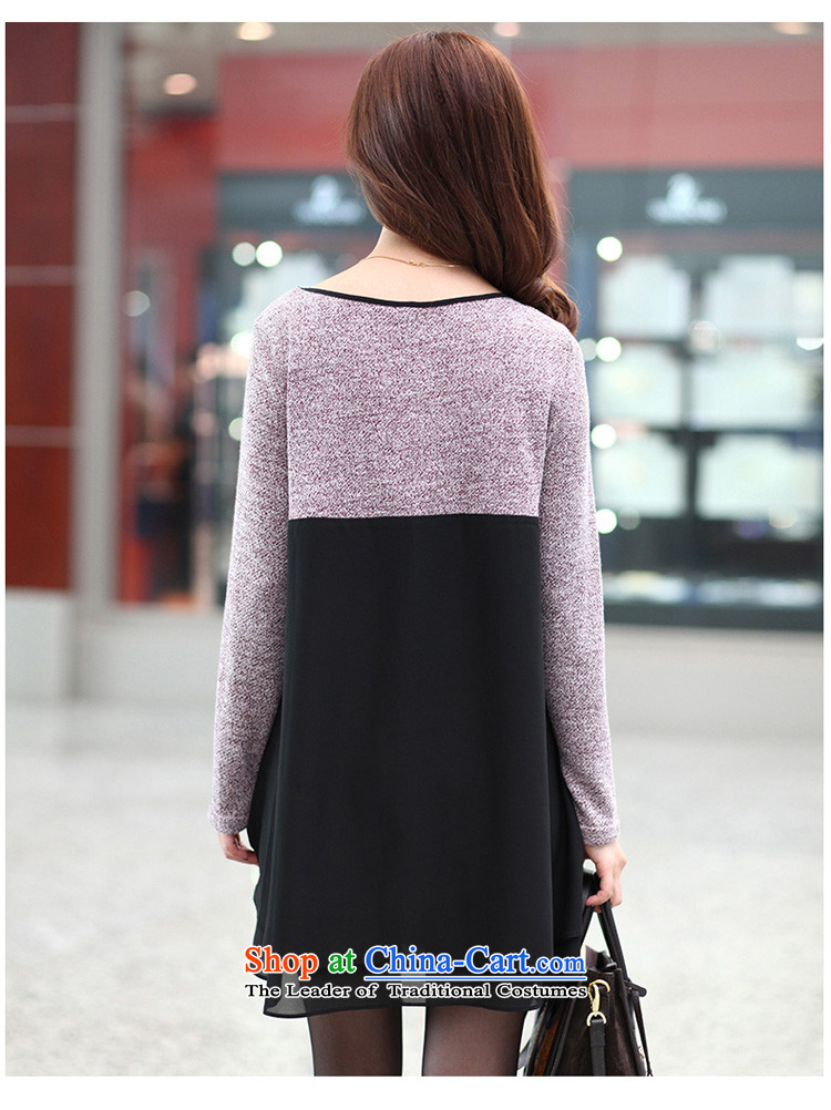 To better larger female chiffon shirt, long, long-sleeved female Korean wave knocked loose video thin letter color T-shirt zipper knocked color mm size to large pictures 5XL, prices, brand platters! The elections are supplied in the national character of distribution, so action, buy now enjoy more preferential! As soon as possible.