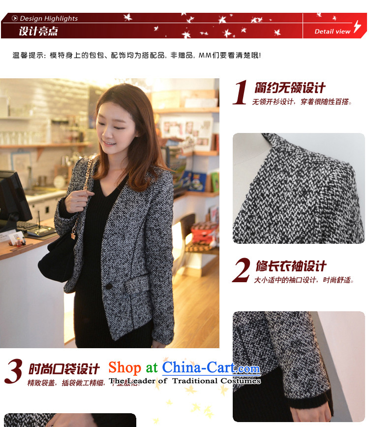 Luo Shani flower girl jackets expertise code mm winter clothing to intensify the 2015 New Korean video thin a wool coat 4,799 won for the graphics 2XL- gray thin image, prices, brand platters! The elections are supplied in the national character of distribution, so action, buy now enjoy more preferential! As soon as possible.