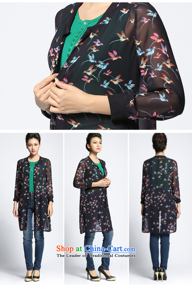 The former Yugoslavia Migdal Code women 2015 Autumn replacing new stylish relaxd Korea mm thick edition black flower patterns 951047329 black 4XL Photo, prices, brand platters! The elections are supplied in the national character of distribution, so action, buy now enjoy more preferential! As soon as possible.