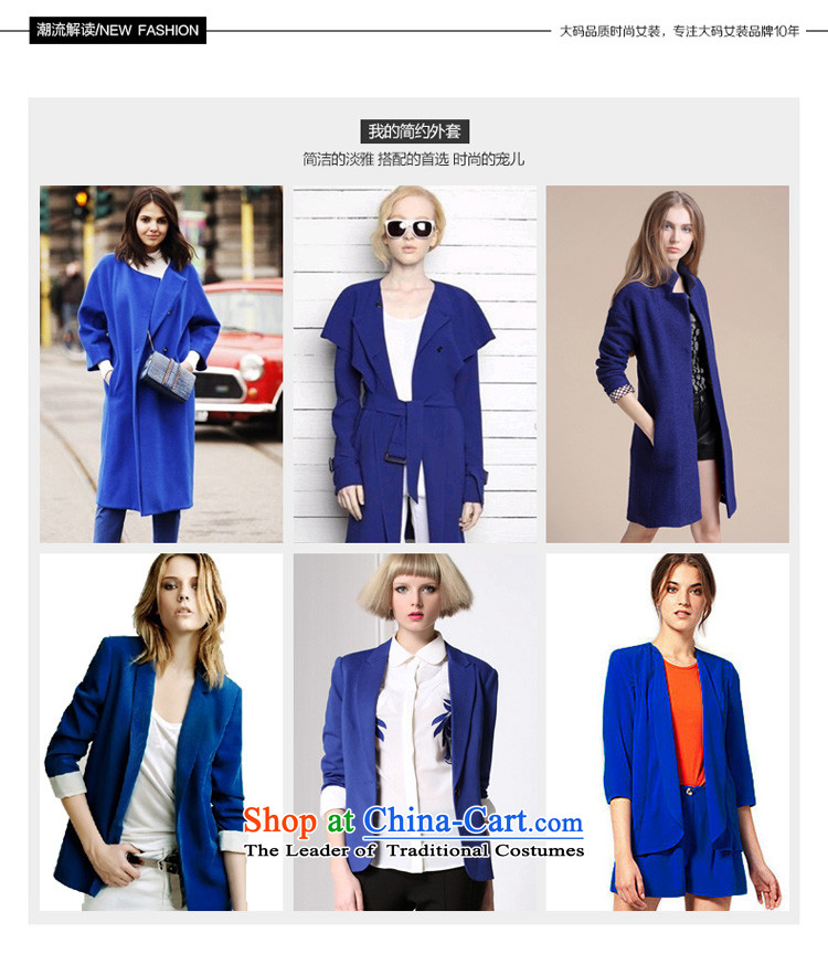 To better larger women 2015 Spring New V-neck in long Cardigan Sweater Knit-Ms. forming the long-sleeved sapphire blue 2XL Photo, prices, brand platters! The elections are supplied in the national character of distribution, so action, buy now enjoy more preferential! As soon as possible.