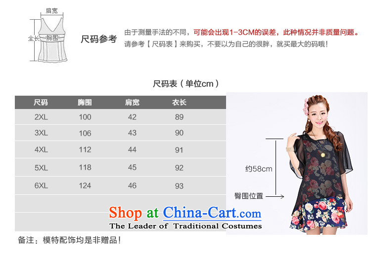 Luo Shani flower code women thick mm Summer 2015 leave two chiffon thick sister dresses to intensify 6761 pattern 4XL pictures, prices, brand platters! The elections are supplied in the national character of distribution, so action, buy now enjoy more preferential! As soon as possible.