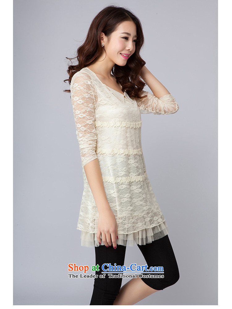 Mr Lehmann lymalon autumn 2015 new stylish lace dresses female sweet Sau San Solid Color dresses 2020 beige L picture, prices, brand platters! The elections are supplied in the national character of distribution, so action, buy now enjoy more preferential! As soon as possible.