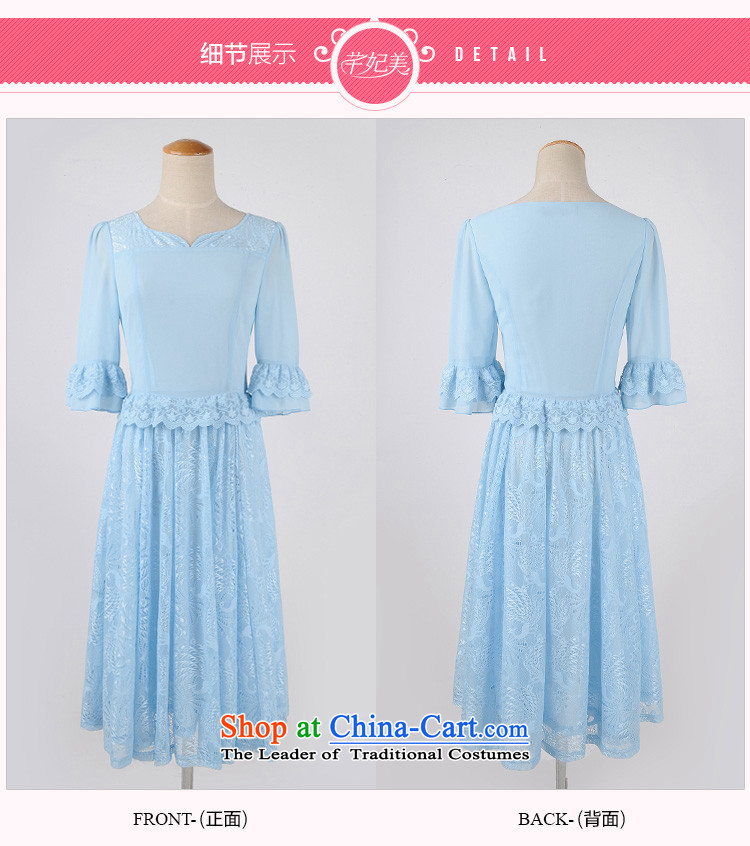 In the spring of 2015, the Korean version of the new retro lace 7 Cuff Phoenix lace stitching chiffon dresses thick mm xl women in large black long skirt to large 2XL pictures, price burden paras. 135-145, brand platters! The elections are supplied in the national character of distribution, so action, buy now enjoy more preferential! As soon as possible.