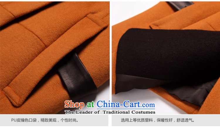 Trades and Crafts Korean American Yi gross shortage of female jacket? 2015 Fall/Winter Collections new han bum larger female thick wool a wool coat and color pictures, prices, XXL brand platters! The elections are supplied in the national character of distribution, so action, buy now enjoy more preferential! As soon as possible.