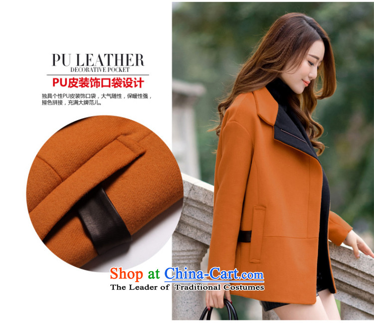 Trades and Crafts Korean American Yi gross shortage of female jacket? 2015 Fall/Winter Collections new han bum larger female thick wool a wool coat and color pictures, prices, XXL brand platters! The elections are supplied in the national character of distribution, so action, buy now enjoy more preferential! As soon as possible.