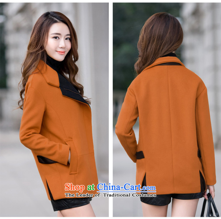 Trades and Crafts Korean American Yi gross shortage of female jacket? 2015 Fall/Winter Collections new han bum larger female thick wool a wool coat and color pictures, prices, XXL brand platters! The elections are supplied in the national character of distribution, so action, buy now enjoy more preferential! As soon as possible.