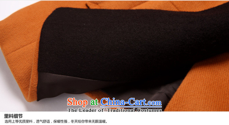 Trades and Crafts Korean American Yi gross shortage of female jacket? 2015 Fall/Winter Collections new han bum larger female thick wool a wool coat and color pictures, prices, XXL brand platters! The elections are supplied in the national character of distribution, so action, buy now enjoy more preferential! As soon as possible.